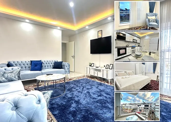 Homely! Design Apartment Antalya, Parking, Balcony, Ac!