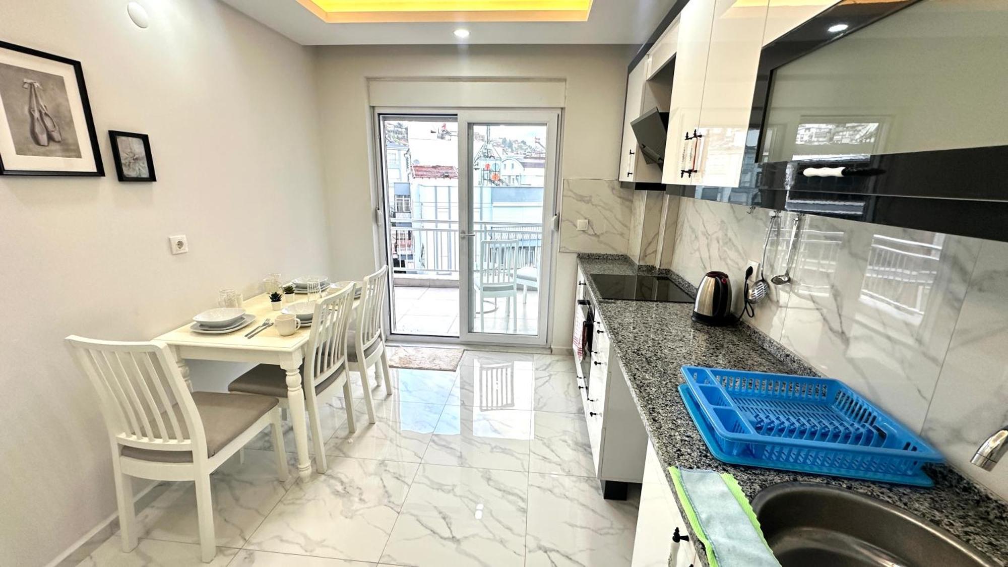Apartment Homely! Design Antalya, Parking, Balcony, Ac!