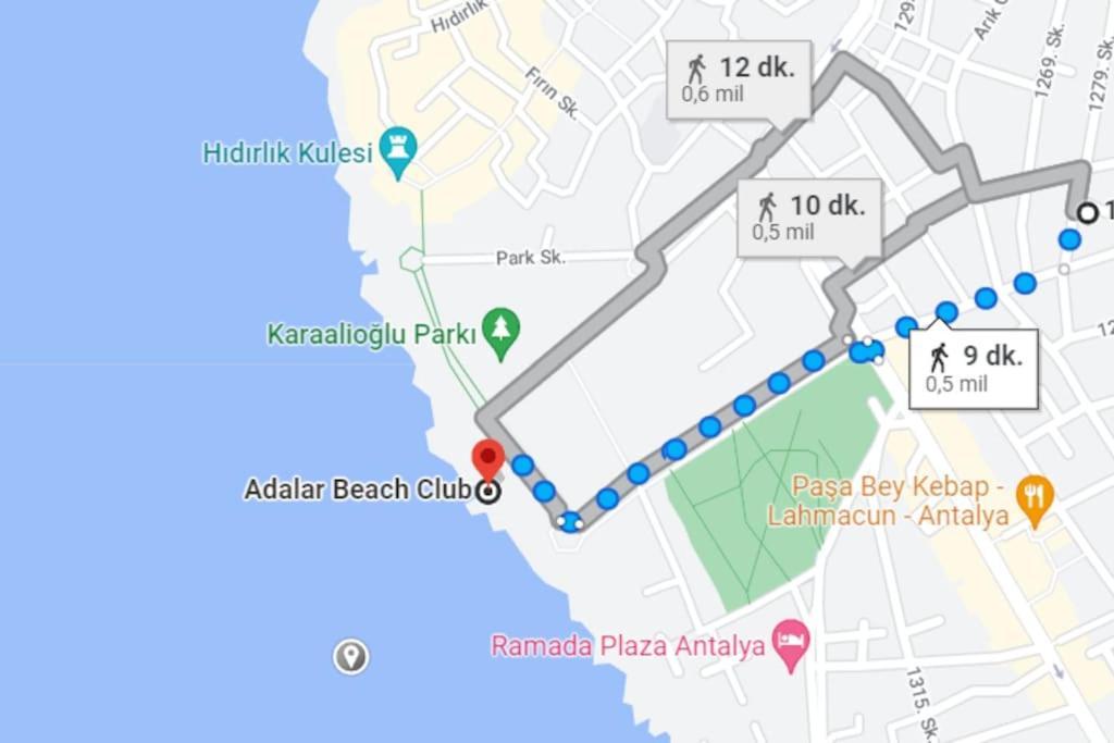 Daire Aether Flats No7,old Town, Beach, Central, Netflix Antalya