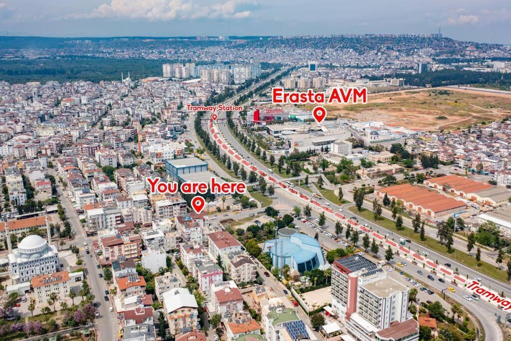 Konyaalti Sahiline Arac Ile 5 Dk Merkezi Konum '14' Apartment *