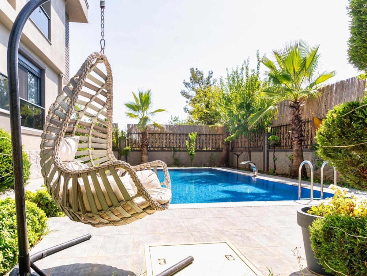Lux W Balcony Pool Sauna Garden In Villa Antalya