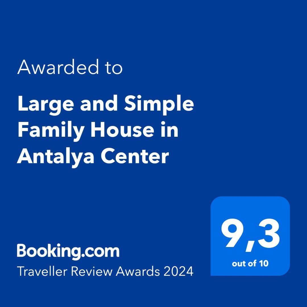 Large And Simple Family House In Center Antalya