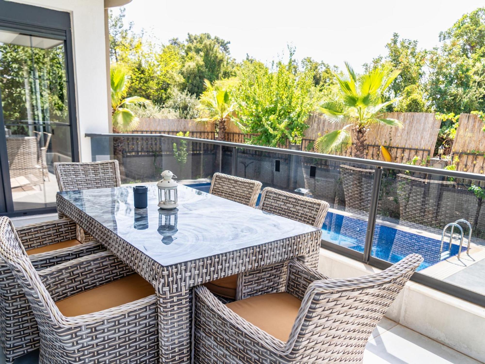 Lux W Balcony Pool Sauna Garden In Antalya