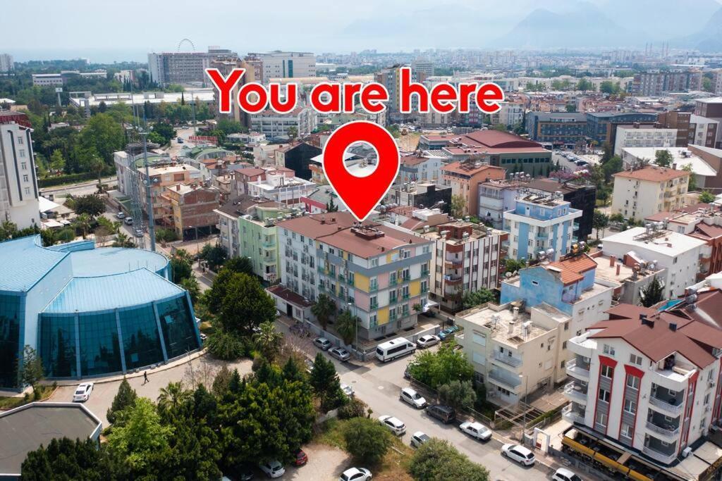 Konyaalti Sahiline Arac Ile 5 Dk Merkezi Konum '14' Apartment
