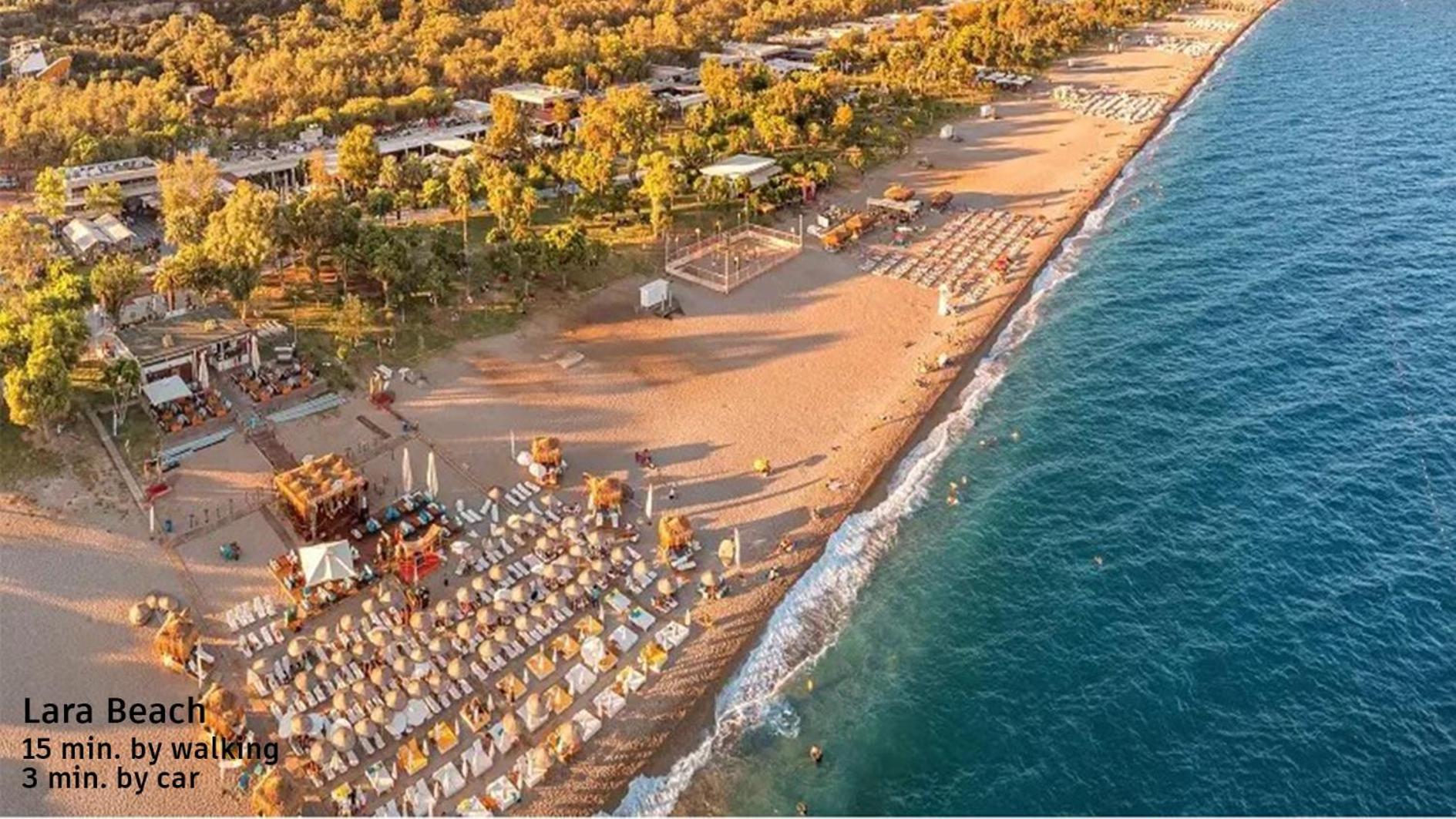 New Flat&large Living Space 2-2 Near By Lara Daire Antalya
