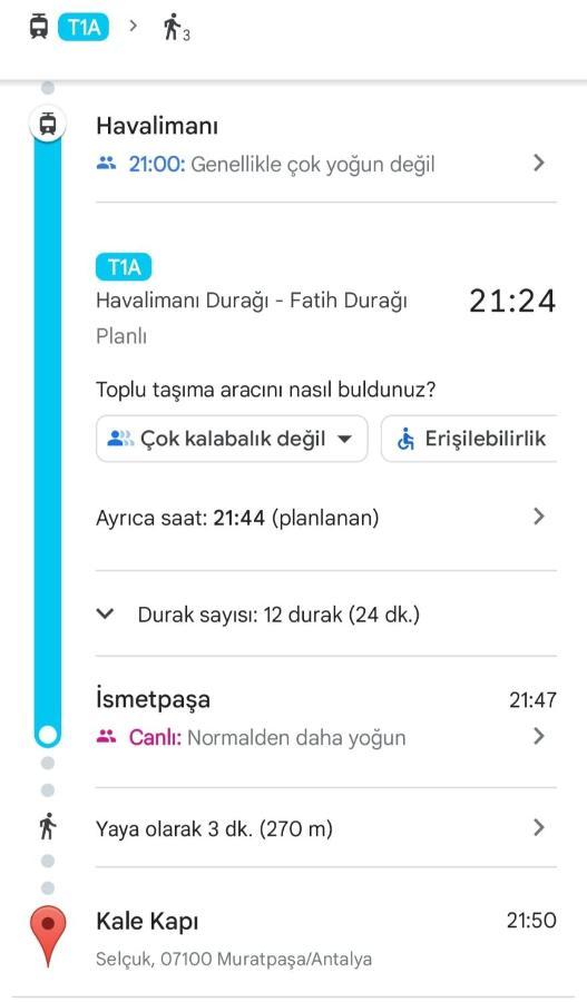 5 Minutes Walking To Oldtown Antalya